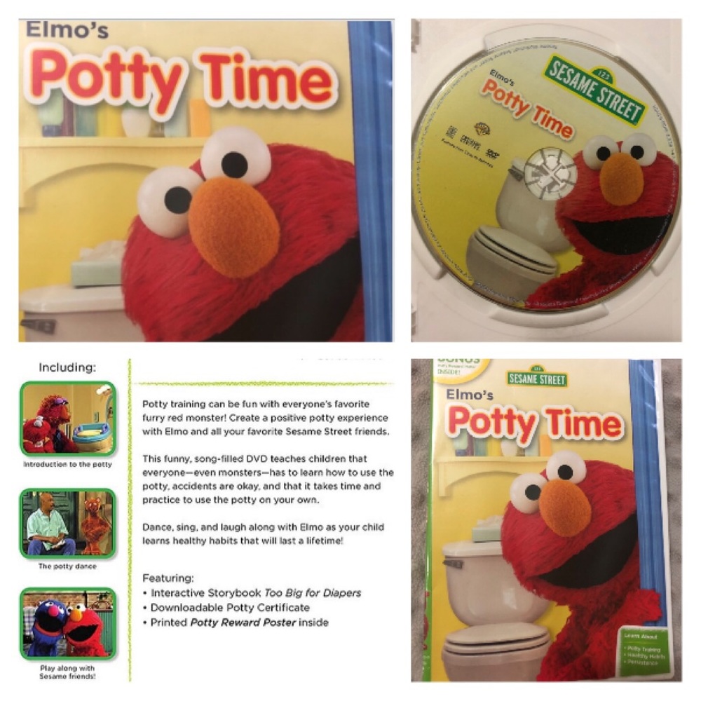 ELMO’S POTTY TIME DVD